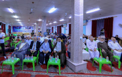 صاحب (تفسير المعين) محاضرًا للندوة القرآنية التي أقامها فرع المعهد في بغداد