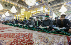 مشروع عرش التلاوة يستضيف طلبة الدورة الاحترافية وحناجر القراء تصدح بأعذب التراتيل