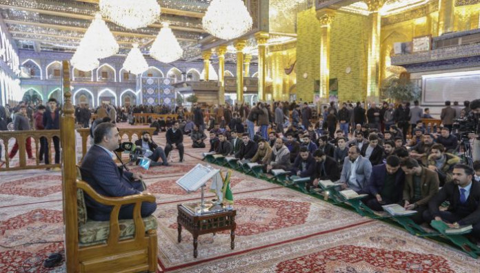 مشروع عرش التلاوة يستضيف طلبة الدورة الاحترافية وحناجر القراء تصدح بأعذب التراتيل