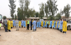 معهد القرآن الكريم يساهم بتعفير أكثر من 25،000 منزل في بابل للوقاية من فيروس كورونا