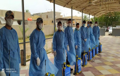 معهد القرآن الكريم يساهم بتعفير أكثر من 25،000 منزل في بابل للوقاية من فيروس كورونا