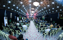 بحضور نجل المرجع الحكيم (قدس سره) فرع بابل يختتم مشروع الثقلين السنوي