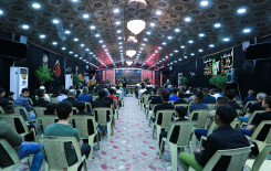 بحضور نجل المرجع الحكيم (قدس سره) فرع بابل يختتم مشروع الثقلين السنوي