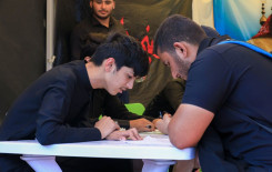 كربلاء المقدسة تشهد إقبالاً كبيراً من الزائرين على محطات تعليم القرآن الكريم