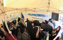 كربلاء المقدسة تشهد إقبالاً كبيراً من الزائرين على محطات تعليم القرآن الكريم