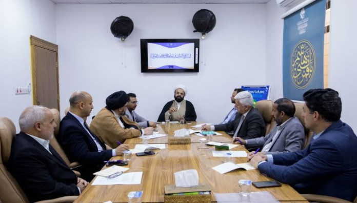 معهد القرآن الكريم يستضيف اللجنة التنسيقية للمشروع القرآني في جامعة كربلاء
