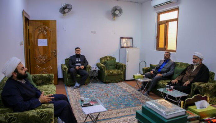 جامعة المصطفى العالمية - ممثلية العراق تزور معهد القرآن الكريم لفتح أبواب التعاون بين الطرفين