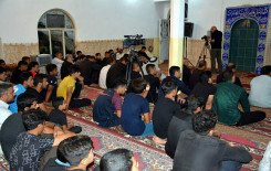 تزامناً بذكرى حلول شهر الأحزان محرم الحرام معهد القرآن الكريم / فرع بابل يقيم مجلساً حسينياً مباركاً