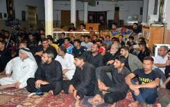 تزامناً بذكرى حلول شهر الأحزان محرم الحرام معهد القرآن الكريم / فرع بابل يقيم مجلساً حسينياً مباركاً