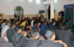 تزامناً بذكرى حلول شهر الأحزان محرم الحرام معهد القرآن الكريم / فرع بابل يقيم مجلساً حسينياً مباركاً