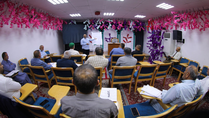 المَجمَعُ العلميّ يُجري الاختباراتَ النهائيةَ لطلبةِ مشروعِ التعليمِ القرآنيّ المستمرّ في كربلاء