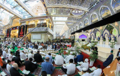 أساتذة الجامعات العراقية يشاركون ضمن فعاليات الختمة القرآنية في الصّحن العبّاسيّ المُطهّر