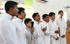 بحظور وفد العتبة العباسية المقدسة معهد القرآن الكريم (فرع المثنى-الخضر) يختتم مشروع الدورات القرآنية الصيفية في القضاء