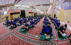 أساتذة معهد القرآن الكريم يشاركون في برنامج جمعية كشافة الكفيل العاشورائي