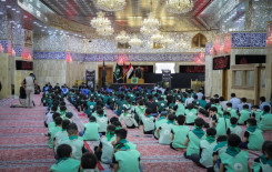 أساتذة معهد القرآن الكريم يشاركون في برنامج جمعية كشافة الكفيل العاشورائي