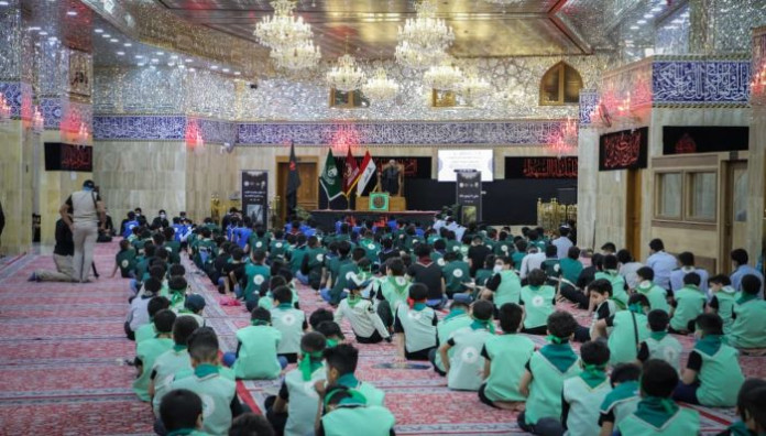 أساتذة معهد القرآن الكريم يشاركون في برنامج جمعية كشافة الكفيل العاشورائي