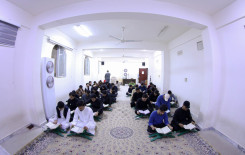 المجمع العلمي يقيم ختمة رمضانية لطلبة الأقسام الداخلية في جامعة كربلاء