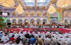 في رحاب الصحن العبّاسي المطهر معهد القرآن الكريم يقيم الختمة القرآنيّة الرمضانيّة المرتلة