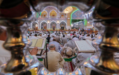 في رحاب الصحن العبّاسي المطهر معهد القرآن الكريم يقيم الختمة القرآنيّة الرمضانيّة المرتلة