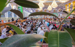 في رحاب الصحن العبّاسي المطهر معهد القرآن الكريم يقيم الختمة القرآنيّة الرمضانيّة المرتلة