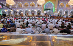 في رحاب الصحن العبّاسي المطهر معهد القرآن الكريم يقيم الختمة القرآنيّة الرمضانيّة المرتلة