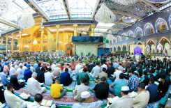 منتسبو القوات الأمنية تصدح أصواتهم في الختمة القرآنية الرمضانية المرتلة