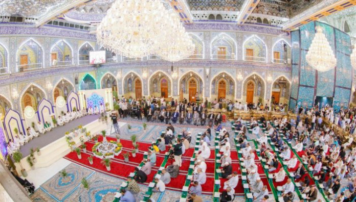 معهد القرآن الكريم يختتم برامجه الرمضانية في الصحن العباسي المطهر