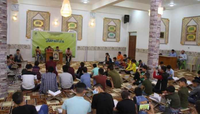 حفظة فرع الهندية يحيون محفلًا قرآنيًا في القضاء