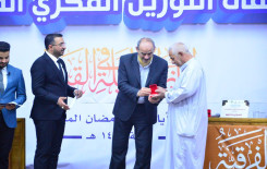 عضو مجلس إدارة العتبة العباسية المقدسة يبارك لفرع بابل مشاريعه الرمضانية.