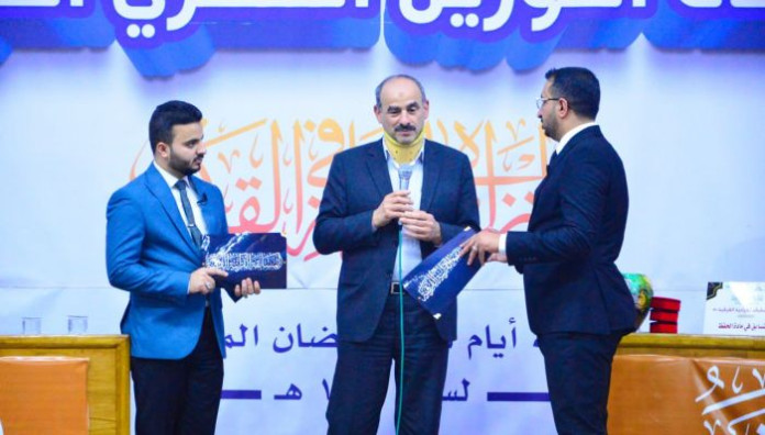 عضو مجلس إدارة العتبة العباسية المقدسة يبارك لفرع بابل مشاريعه الرمضانية.