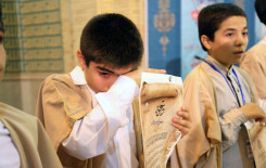 براعم الهيأة التنفيذية لمشروع التلاوة الوطني في إيران: العتبة العباسية المقدسة أهدتنا ما هو أثمن من الذهب.