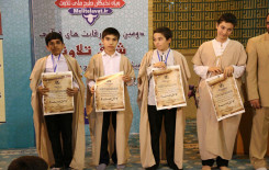 براعم الهيأة التنفيذية لمشروع التلاوة الوطني في إيران: العتبة العباسية المقدسة أهدتنا ما هو أثمن من الذهب.