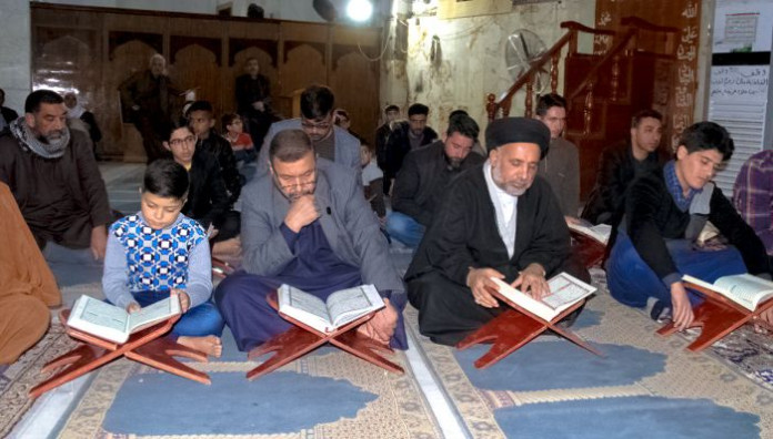 تكريماً لدماء شهداء العراق فرع معهد القرآن الكريم في الهندية يقيم محفلاً قرآنياً