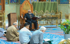 وحدة التلاوة وشعبة السادة الخدم يقيمان ختمة تعليمية في الصحن العباسي المطهر