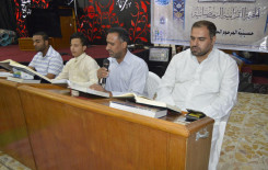 الختمات القرآنية الرمضانية المرتلة تزين مجالس قضاء الهندية في كربلاء