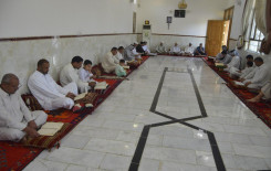 الختمات القرآنية الرمضانية المرتلة تزين مجالس قضاء الهندية في كربلاء