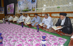 الختمات القرآنية الرمضانية المرتلة تزين مجالس قضاء الهندية في كربلاء