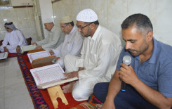 الختمات القرآنية الرمضانية المرتلة تزين مجالس قضاء الهندية في كربلاء