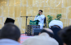 مركز المشاريع القرآنية يستضيف المشاركين في المشروع القرآني لطلبة العلوم الدينية