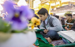 عرش التلاوة ينشر أريج القرآن في رحاب الروضة العباسية المطهرة