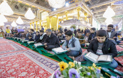 عرش التلاوة ينشر أريج القرآن في رحاب الروضة العباسية المطهرة