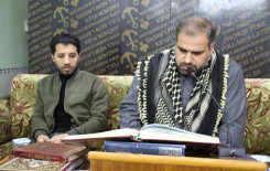 تزامناً مع استشهاد فاطمة الزهراء (عليها السلام) يقيم فرع معهد القرآن الكريم في الهندية محفلاً قرآنياً مباركاً