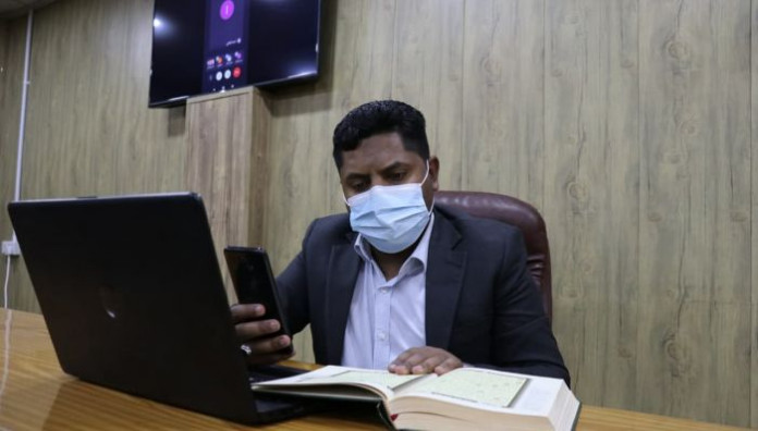 بمشاركة خمس دُول، وأربعة عشر محافظة عراقية فرع النجف الأشرف يطلق دوراته القرآنية الإلكترونية