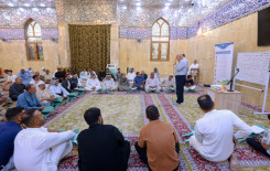 المَجمَع العلميّ يواصل دروسه التعليمية الأسبوعية لزائري مقام الإمام المهدي (عج)