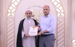 المجمع العلمي يختتم الختمات القرآنية في مقام الإمام المهدي (عجّل الله فرجه)