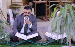 المجمع العلمي يختتم الختمات القرآنية في مقام الإمام المهدي (عجّل الله فرجه)