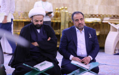 المجمع العلمي يختتم الختمات القرآنية في مقام الإمام المهدي (عجّل الله فرجه)