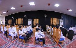 المَجمَع العلميّ يجري الاختبار النهائي لطلبة المشروع التطويري الصيفي في كربلاء