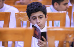 المَجمَع العلميّ يجري الاختبار النهائي لطلبة المشروع التطويري الصيفي في كربلاء