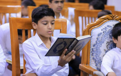 المَجمَع العلميّ يجري الاختبار النهائي لطلبة المشروع التطويري الصيفي في كربلاء